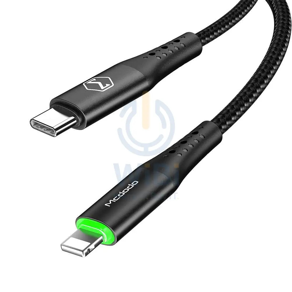 Mcdodo Lightning To Type C Cable - 1.2M / 36W / Black Accessories > Cables & Converters > Cables