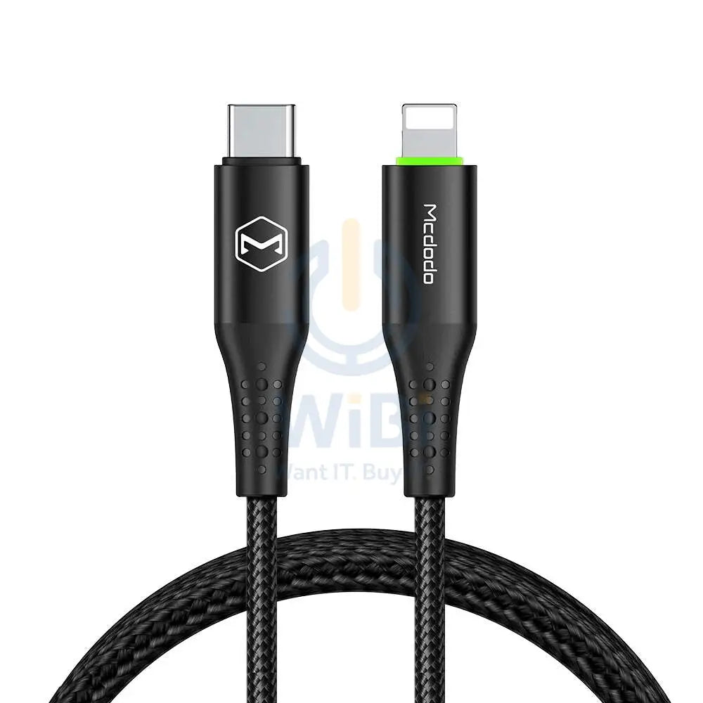 Mcdodo Lightning To Type C Cable - 1.2M / 36W / Black Accessories > Cables & Converters > Cables