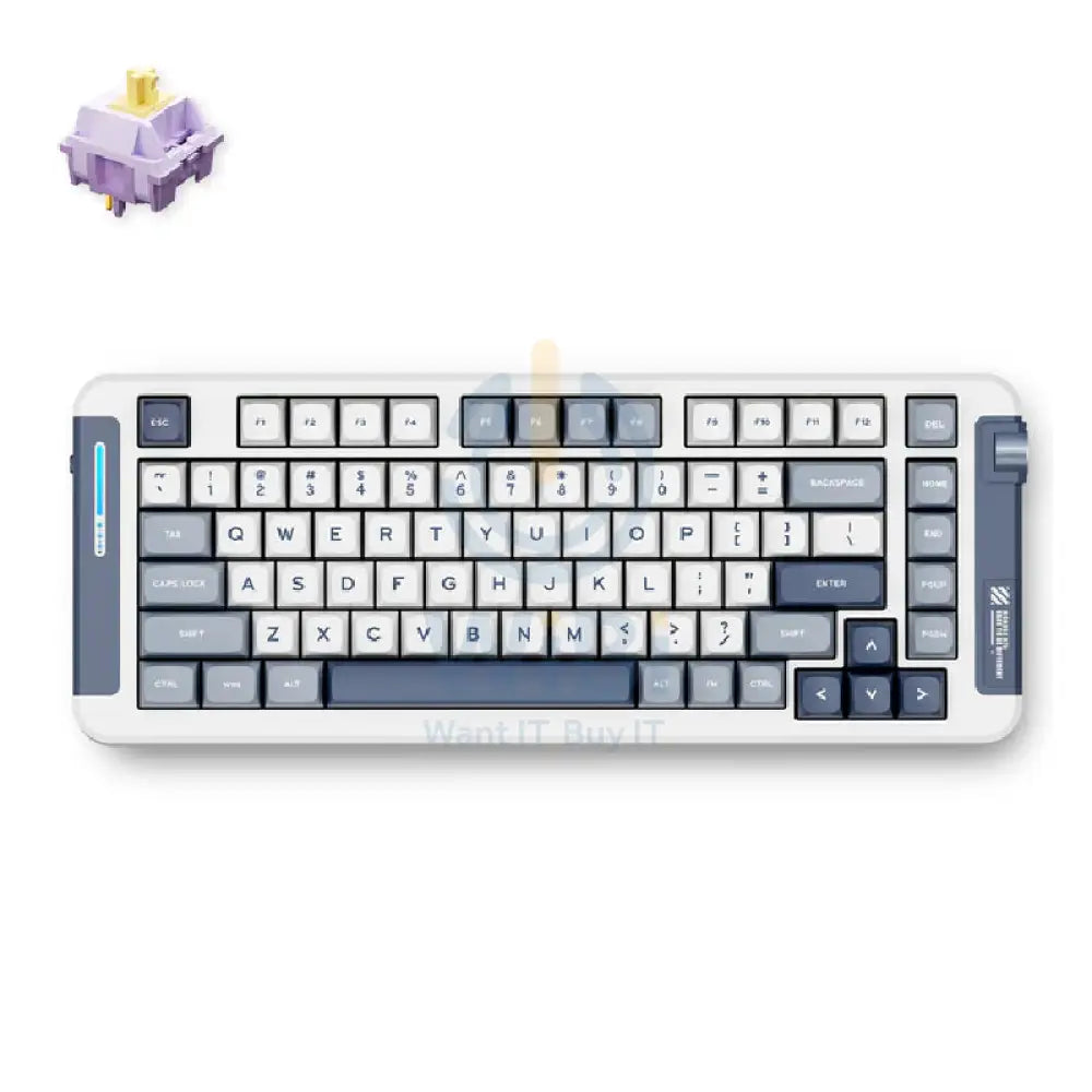MCHOSE X75 Wireless Mechanical Keyboard - 4000mAh / Wireless - Navy Blue Accessories > Keyboard & Mouse