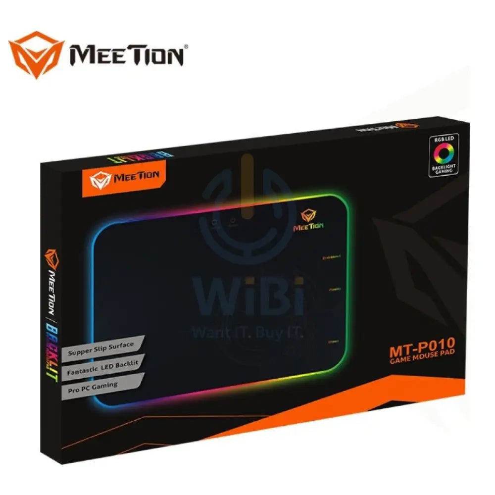 MEETION Glowing RGB LED Gaming Mouse Pad-P010 Accessories > Mousepad
