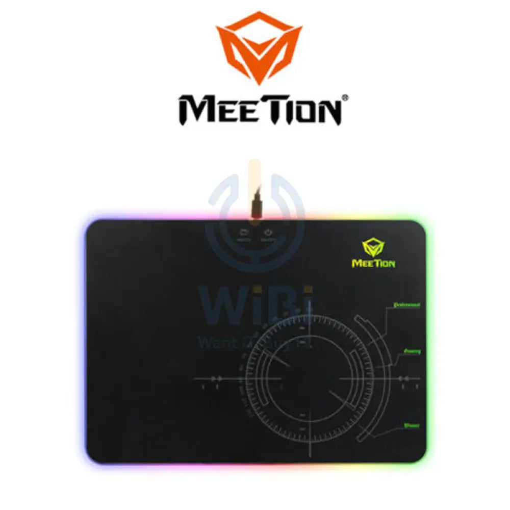 MEETION Glowing RGB LED Gaming Mouse Pad-P010 Accessories > Mousepad