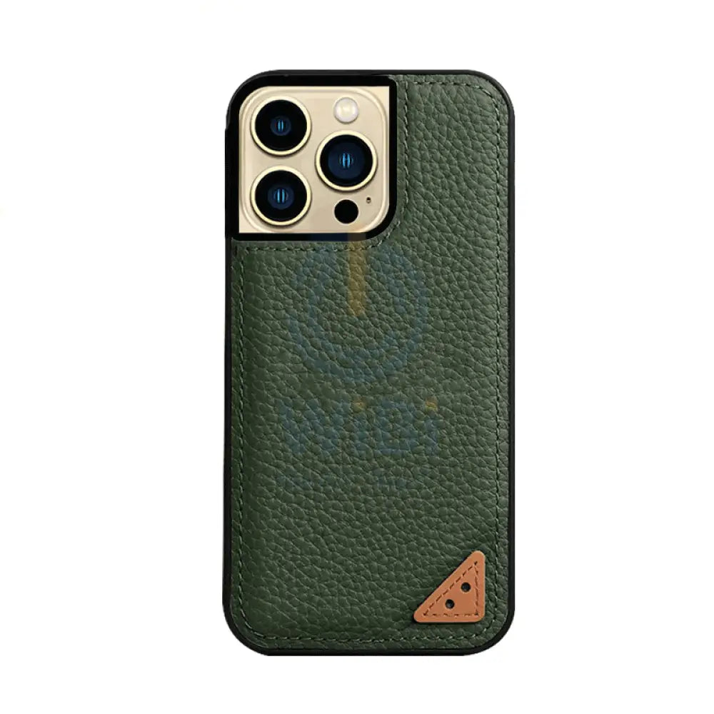 Melkco Leather Snap Case - Apple iPhone 13 Pro Max / Green Accessories > Mobiles & Tablets > Mobiles > Covers & Cases