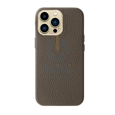 Melkco Paris Premium Leather Case For iPhone 13 Pro- Grey Accessories > Mobiles & Tablets