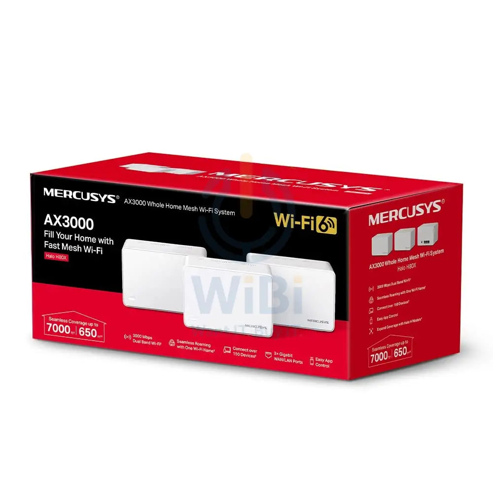 شبكة ميركوسيس H80X AX3000 الكاملة هوم شبكة واي-فاي 6 نظلم - 2.4 جيجا هرتز 5 جيجا هرتز / شبكات منتجات لاسلكي > نقطة وصول