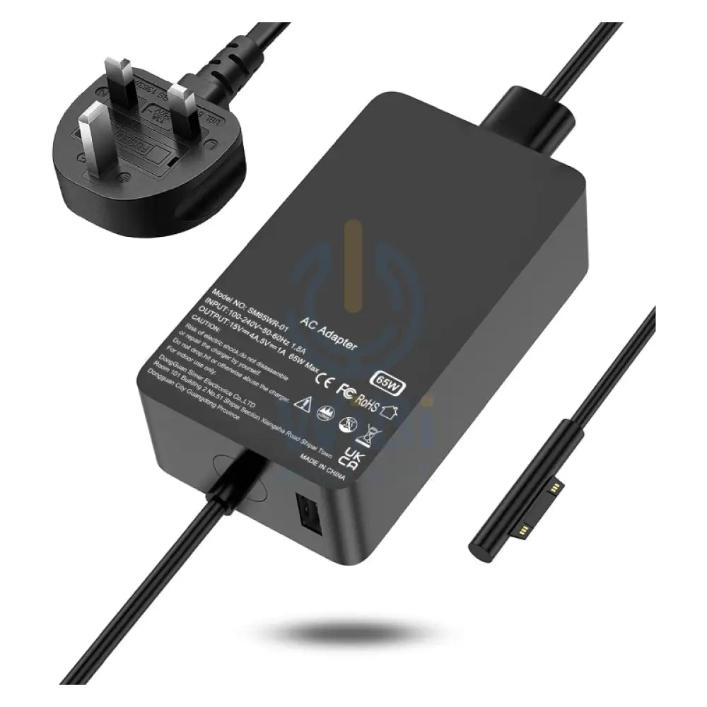 Microsoft Surface Power Adapter - 65 W / Black (W8Z-00006) Accessories > Other Peripherals