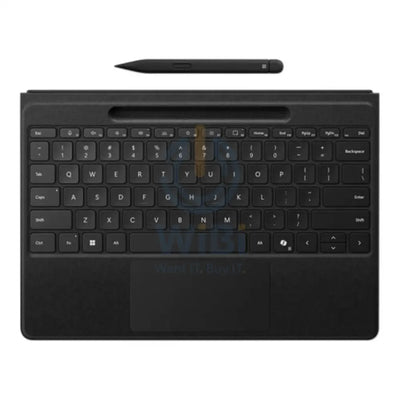 Bundle Offer - Microsoft Surface Pro Flex Keyboard with Slim Pen - Bluetooth / Arabic/English / Black / for Surface Pro 11 + Microsoft Surface Arc Mouse (FHD-00023) - 2.40GHz / Wireless / Bluetooth / Black + Microsoft Surface USB-C Travel Hub