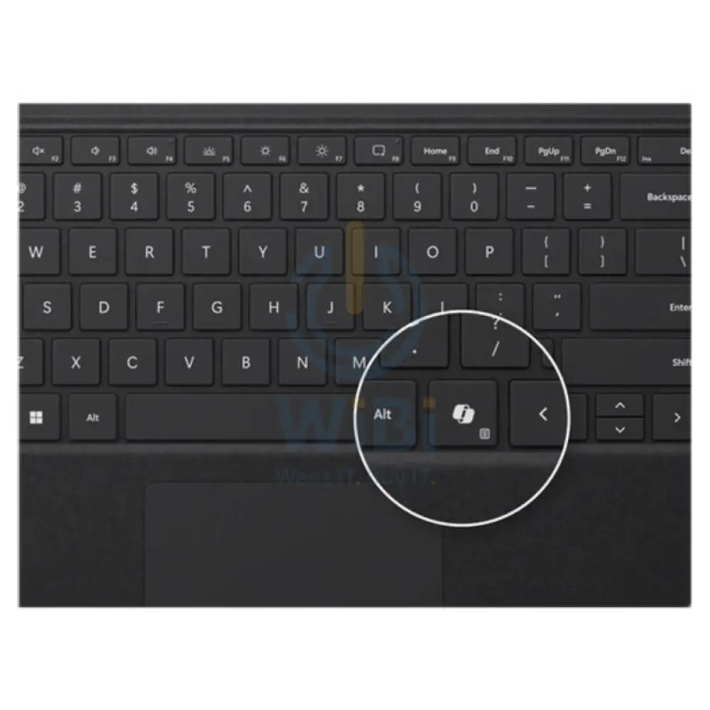 Microsoft Surface Pro Keyboard - Magnetic / Arabic/English / Black - Keyboard Accessories > Keyboard & Mouse