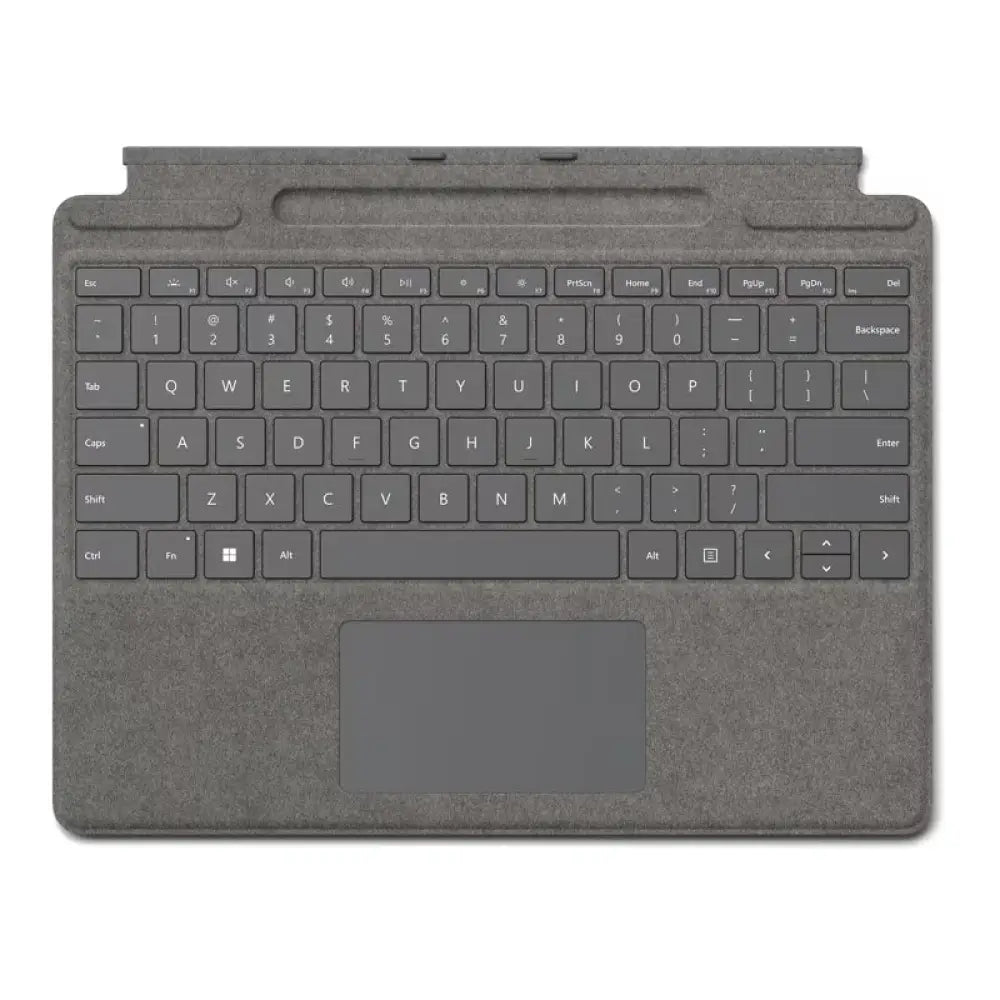 Microsoft Surface Pro Signature Keyboard - Magnetic / Arabic/English / Platinum - Microsoft Surface Pro 10 Accessories