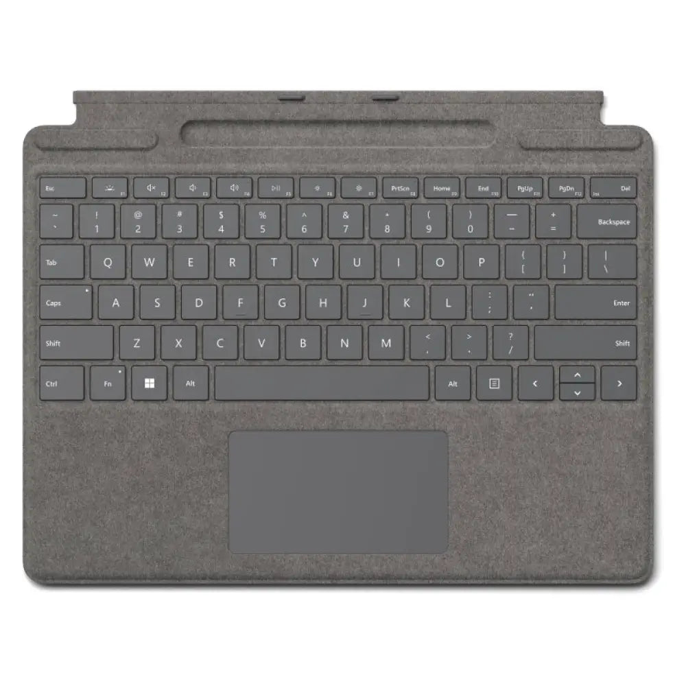Microsoft Surface Pro Signature Keyboard with Slim Pen 2 - Magnetic / Arabic/English / Platinum - Microsoft Surface Pro