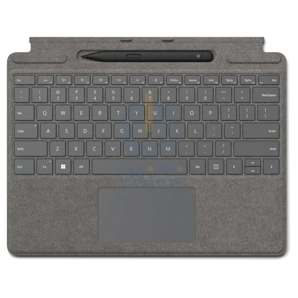 Microsoft Surface Pro Signature Keyboard with Slim Pen 2 - Magnetic / Arabic/English / Platinum - Keyboard Accessories
