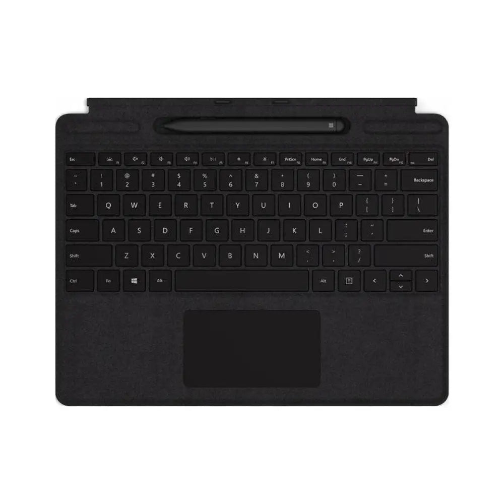 Microsoft Surface Pro X Signature Keyboard with Slim Pen - Magnetic / Arabic/English / Black Alcantara - Keyboard