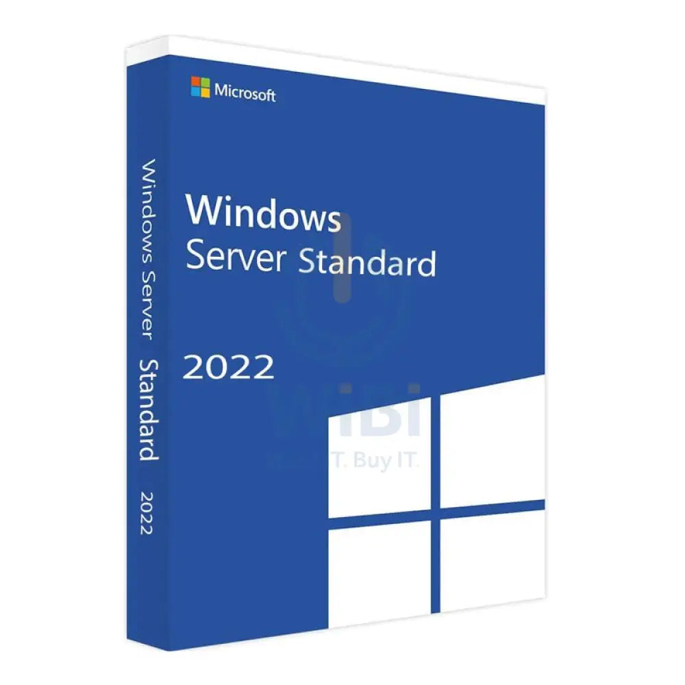 Microsoft Windows Server 2022 Standard - Up to 16 Cores / 1.4 GHz / 64-Bit