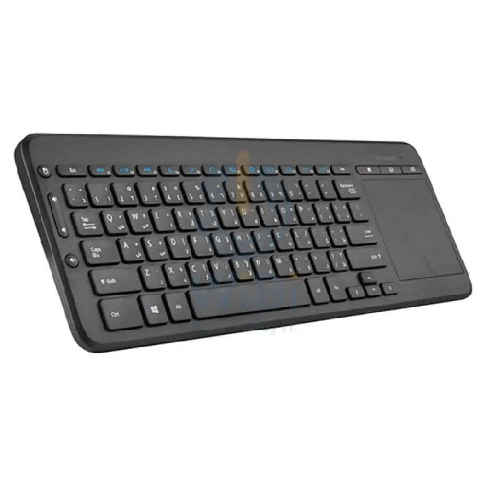Microsoft Wireless AIO Media Keyboard - Wireless / Arabic/English / Black - Keyboard Accessories > Keyboard & Mouse