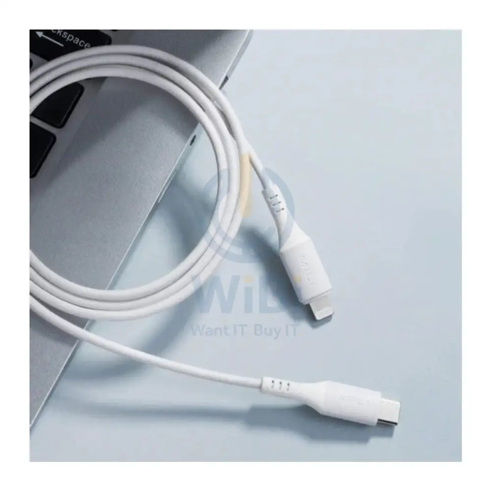 MiLi MFI PD Cable - 60W / 1 Meter / Lighting / Type-C - White Accessories > Cables & Converters > Cables