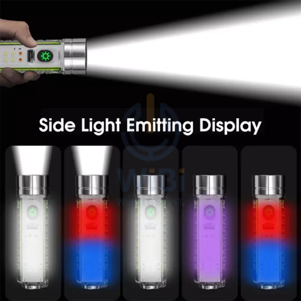 Mini Multifunctional White Laser Flashlight With Strong Light Accessories > Smart Devices