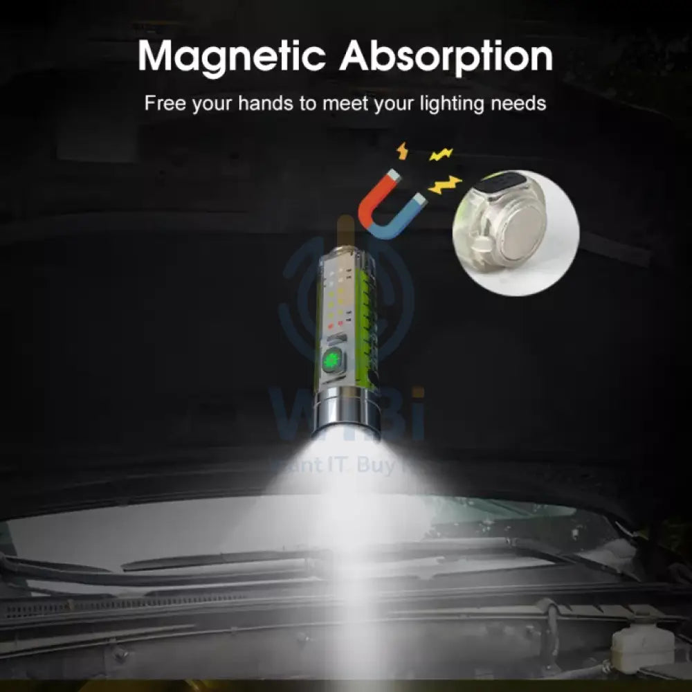 Mini Multifunctional White Laser Flashlight With Strong Light Accessories > Smart Devices