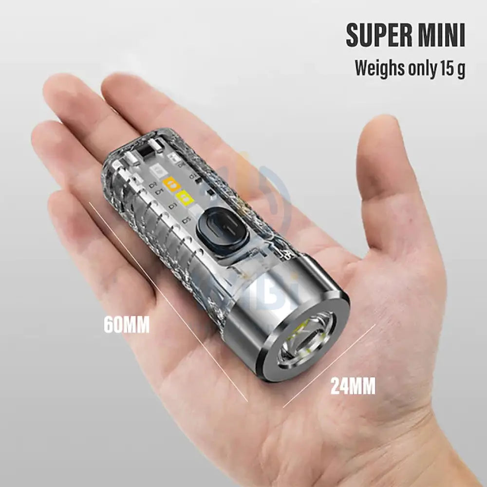 Mini Multifunctional White Laser Flashlight With Strong Light Accessories > Smart Devices