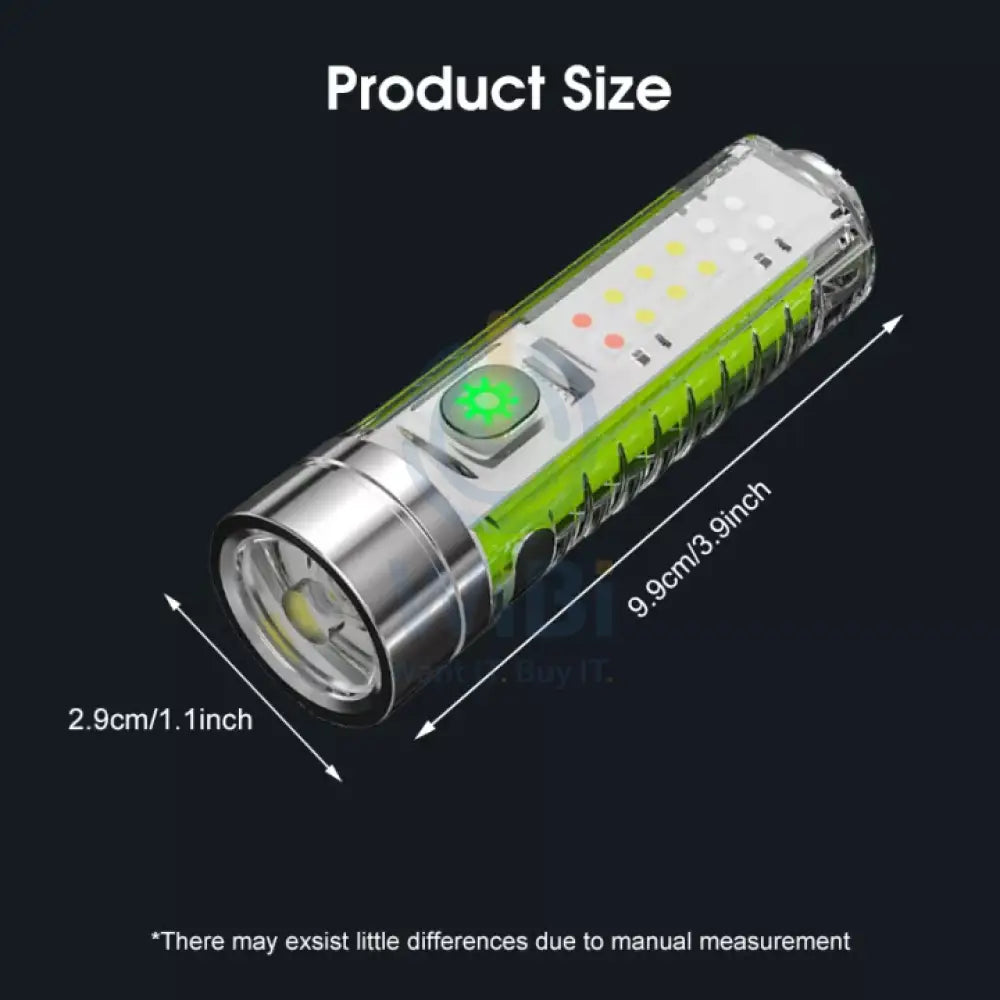 Mini Multifunctional White Laser Flashlight With Strong Light Accessories > Smart Devices