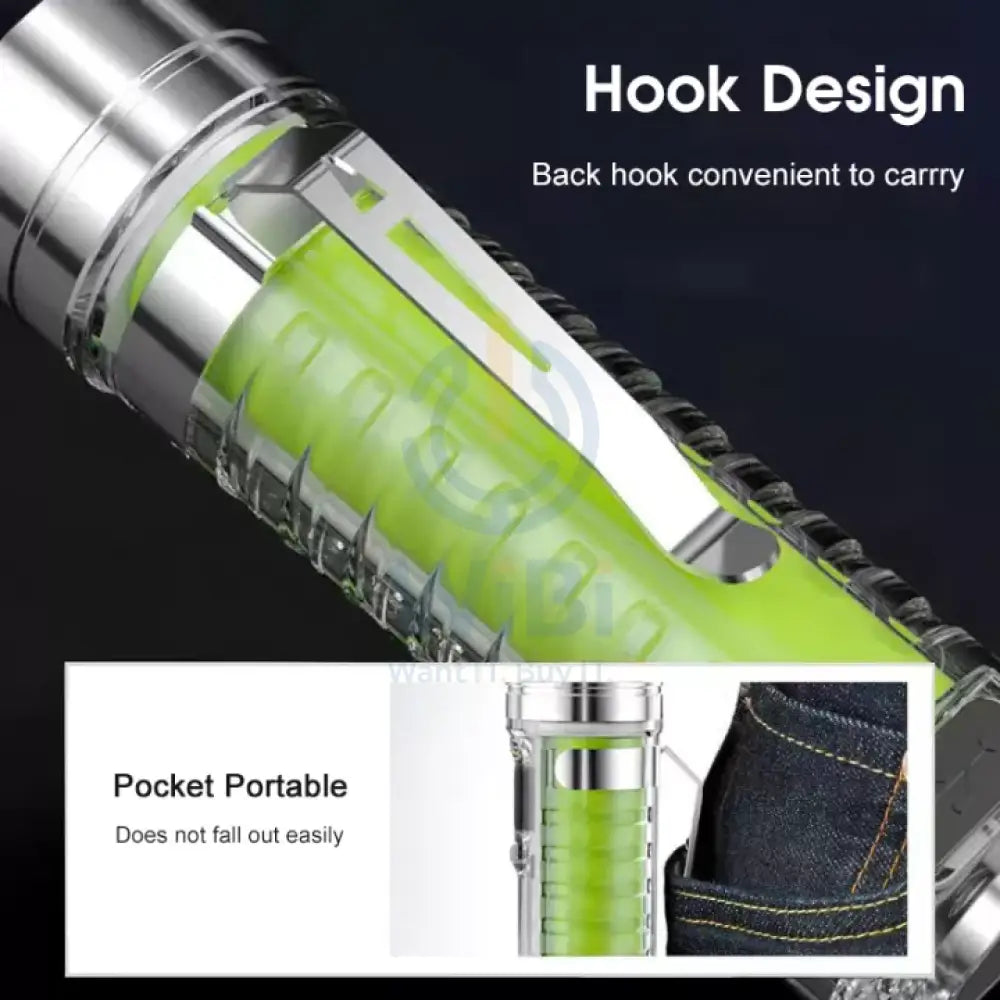 Mini Multifunctional White Laser Flashlight With Strong Light Accessories > Smart Devices