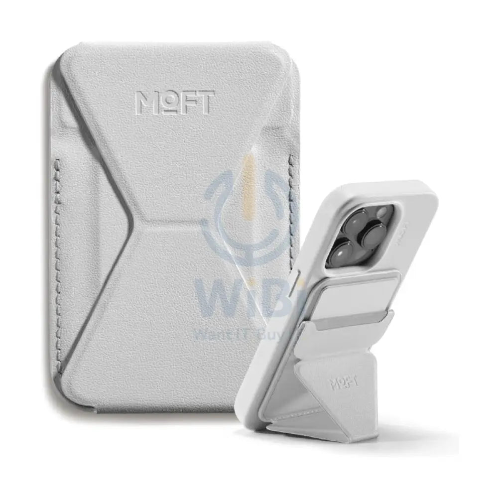 MOFT Magnetic Wallet and Phone Stand - Misty Gray Accessories > Mobiles & Tablets > Mobiles > Mobile Holder / Stands