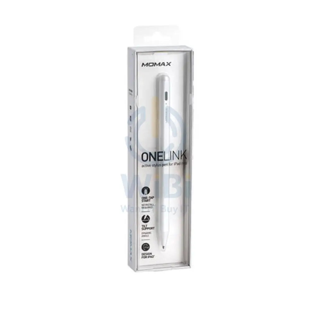 Momax One Link Active Stylus Pen - Stylus / White Accessories > Mobiles & Tablets > Tablets > Stylus & Pencil