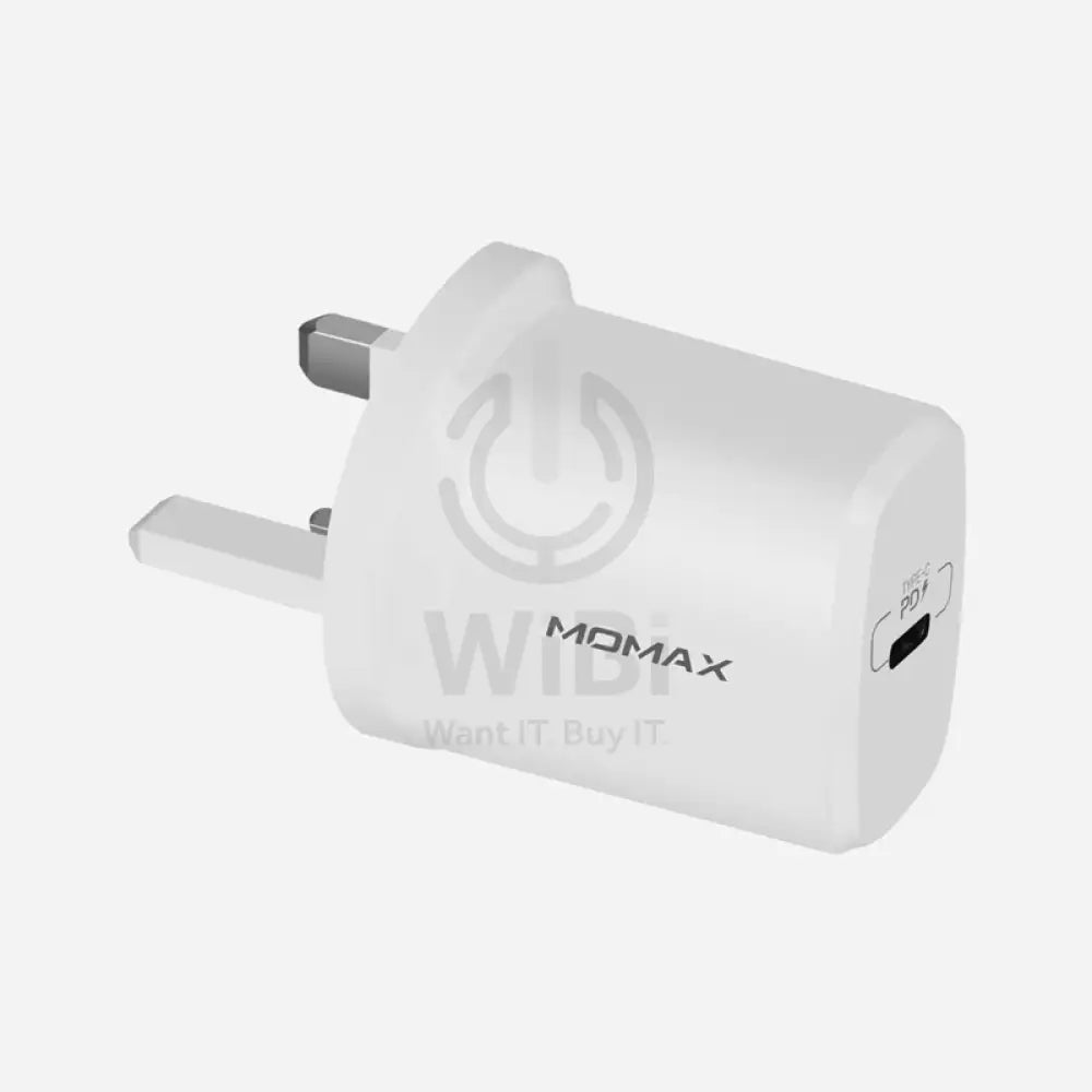 Momax One Plug PD Fast Charger - 20W / USB Type-C / White