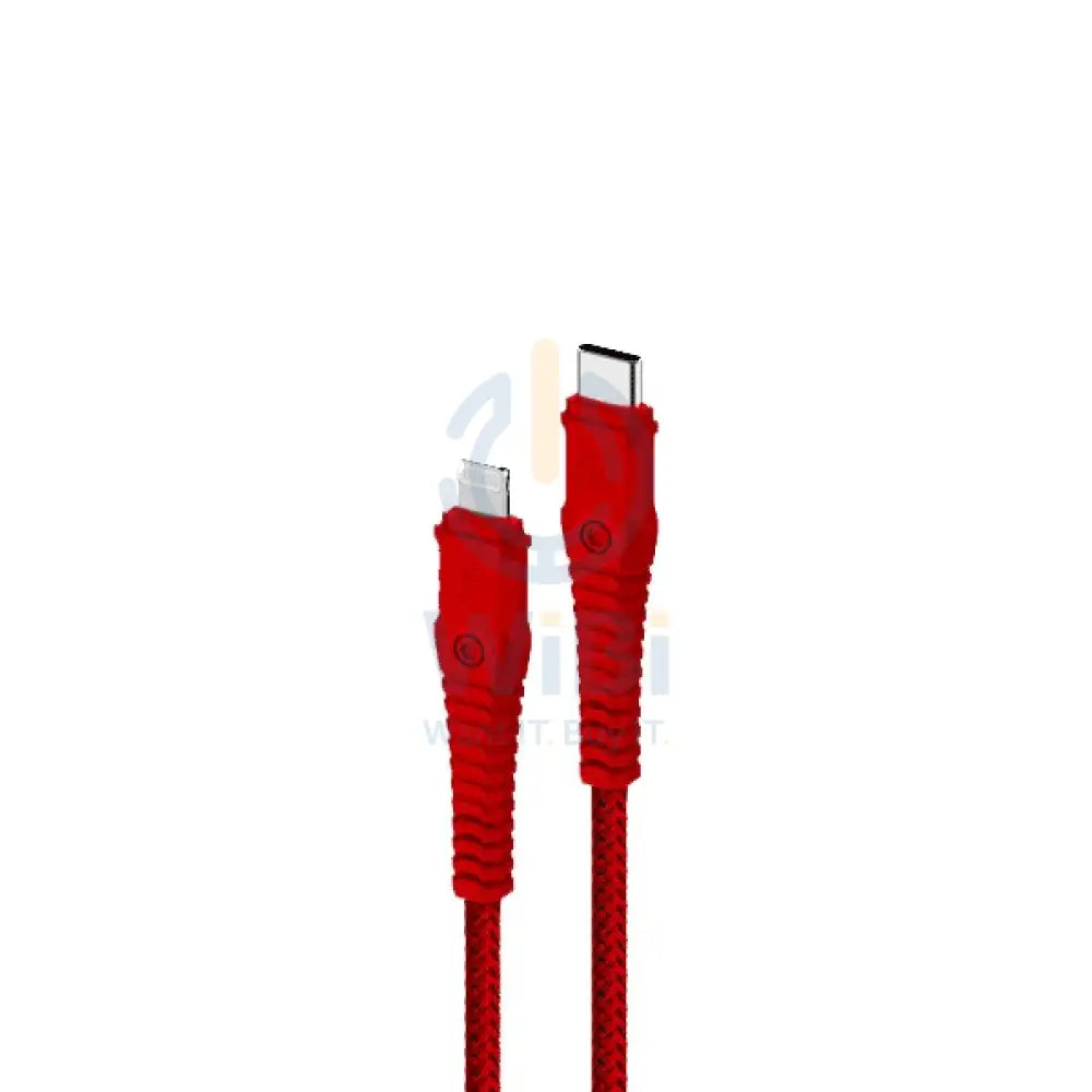 Momax Tough Link USB To Lightning Cable - 1.2 Meter / Red Accessories > Cables & Converters > Cables