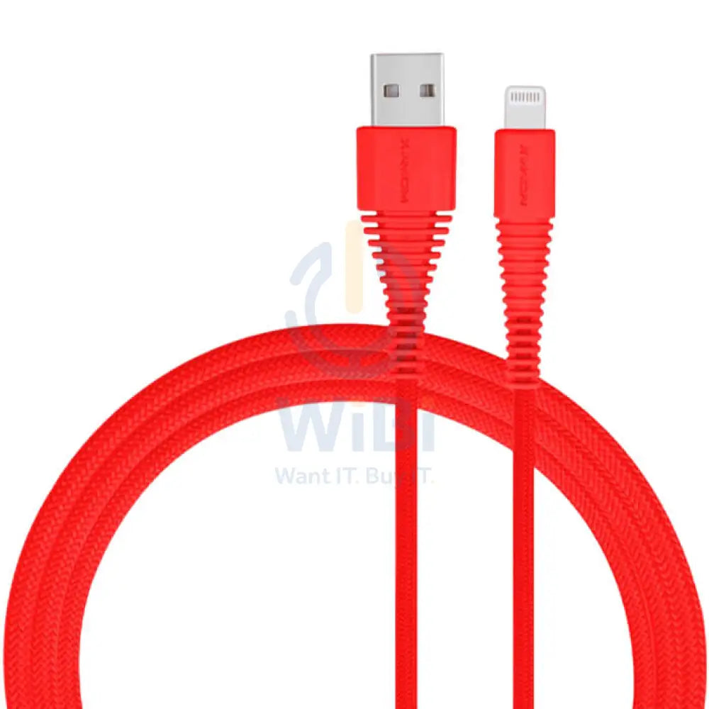 Momax Tough Link USB To Lightning Cable - 1.2 Meter / Red Accessories > Cables & Converters > Cables