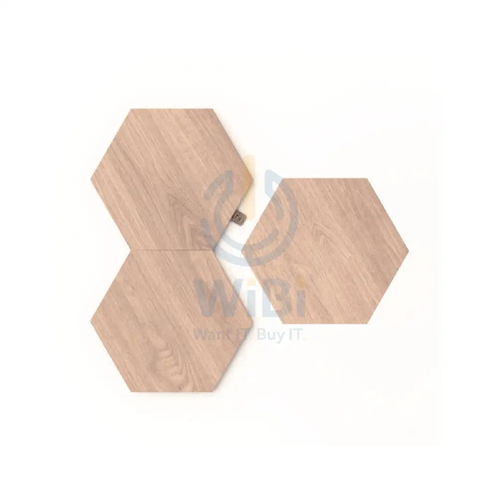 Nanoleaf Elements Hexagons Birchwood - 3 Pack Expansion / Panels Only Accessories > Other Accessories