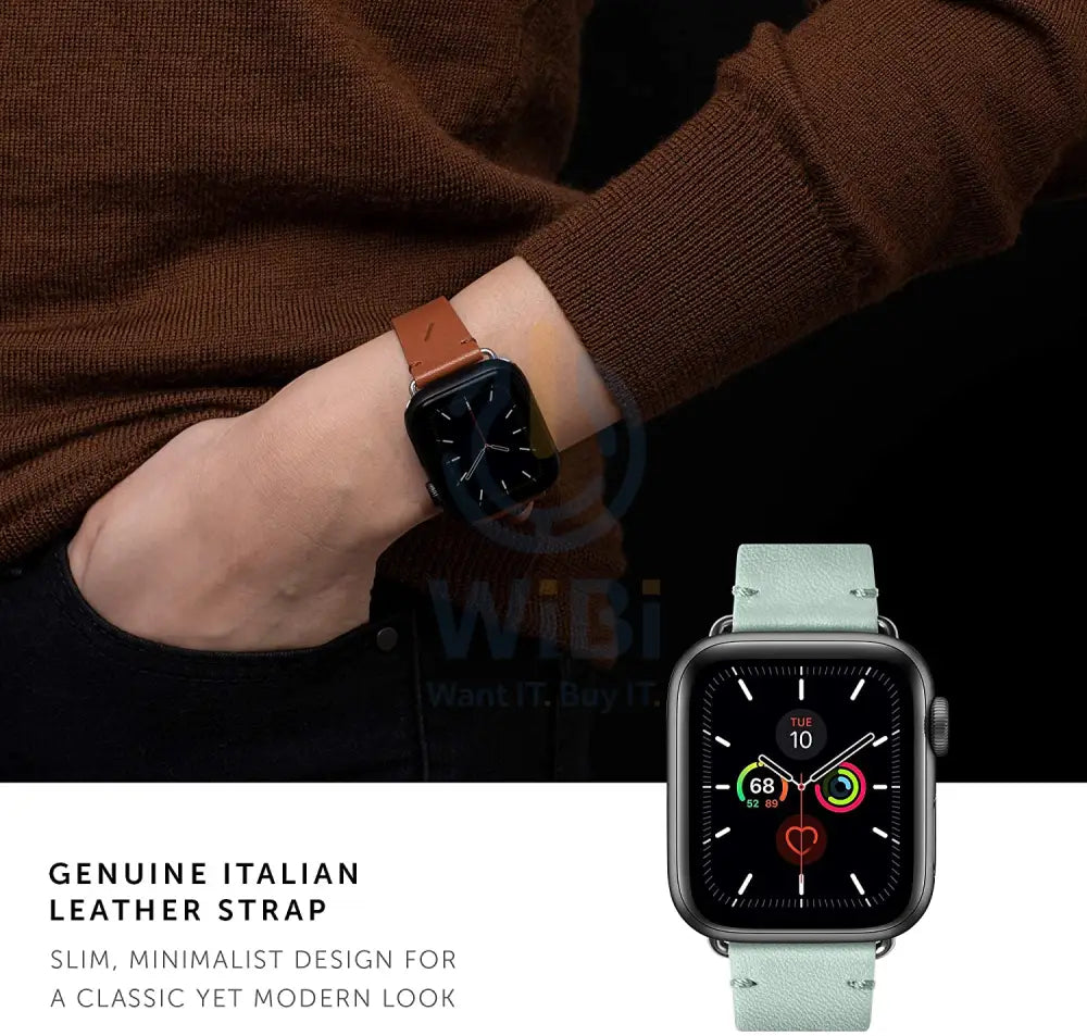 Native Union Apple Watch 45/44/42mm/Ultra Classic Straps - Sage Accessories > Smart Watches