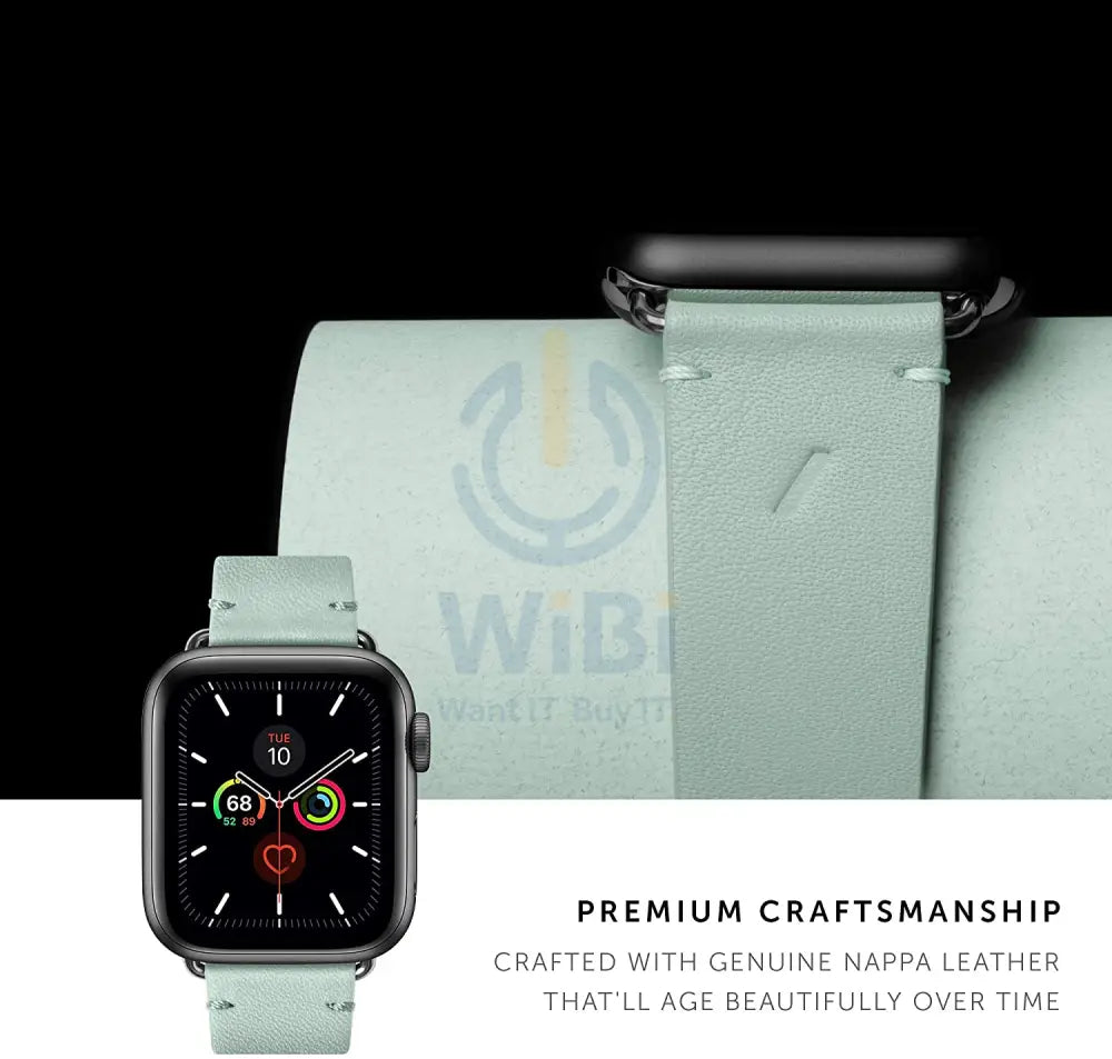 Native Union Apple Watch 45/44/42mm/Ultra Classic Straps - Sage Accessories > Smart Watches