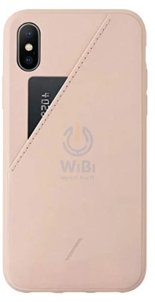 Native Union iPhone XS Max Clic Card Case - Rose Accessories > Mobiles & Tablets