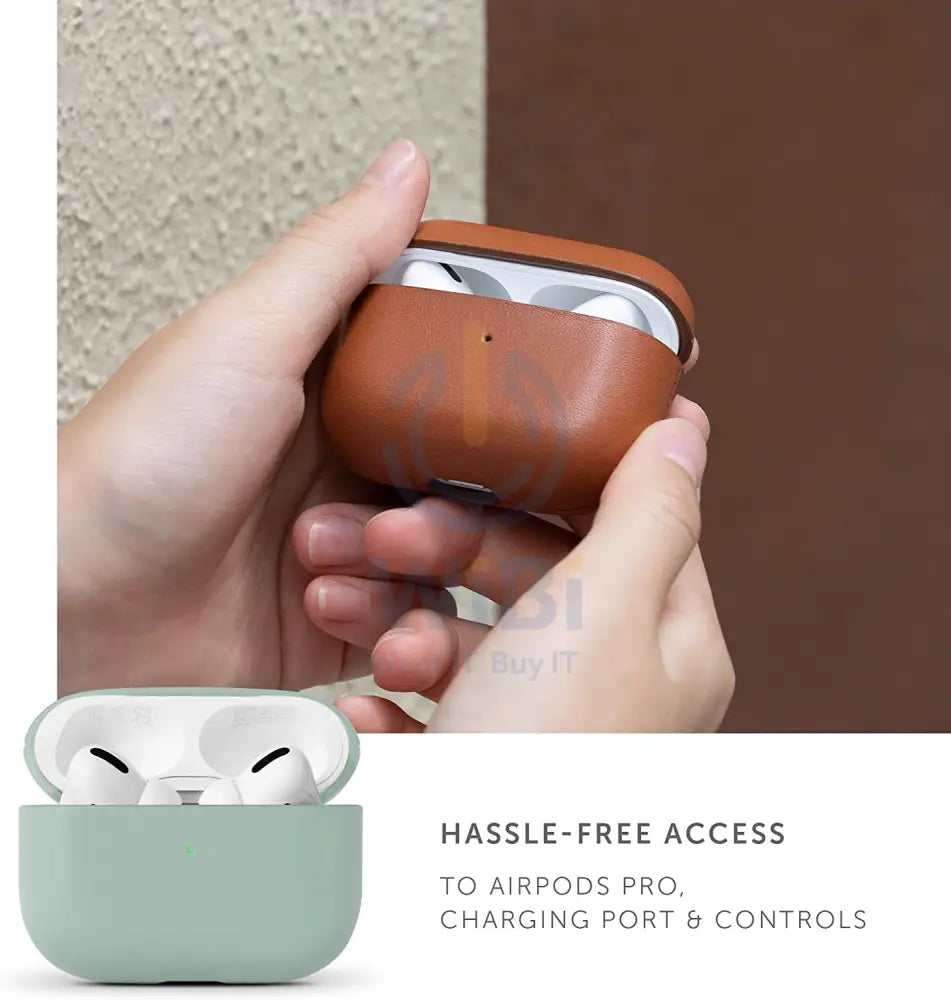 Native Union Leather AirPods Pro Case - Sage Accessories > Audio > Headphones