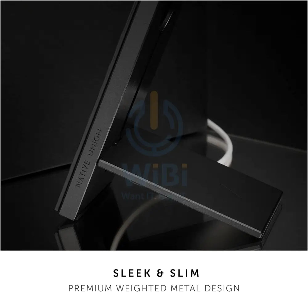 Native Union Rise Dock For MagSafe - Black Accessories > Mobiles & Tablets > Mobiles > Mobile Holder / Stands