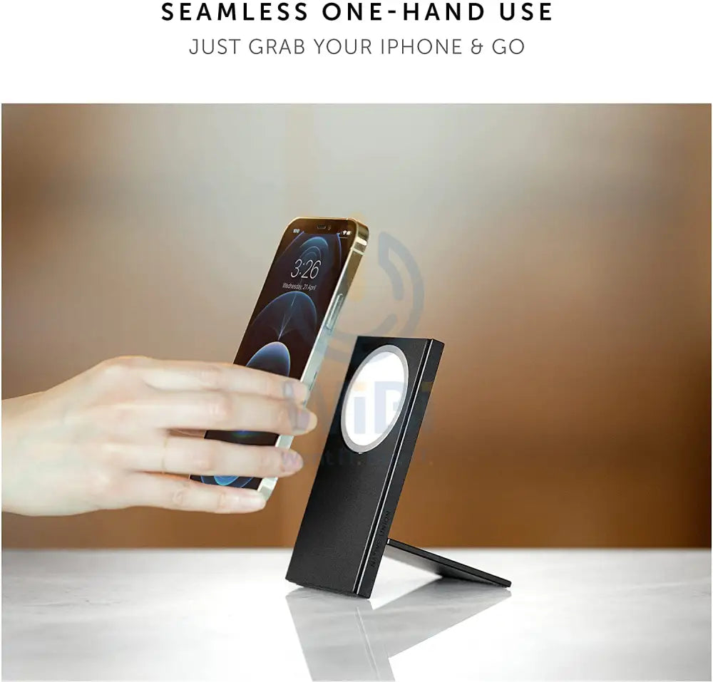 Native Union Rise Dock For MagSafe - Black Accessories > Mobiles & Tablets > Mobiles > Mobile Holder / Stands
