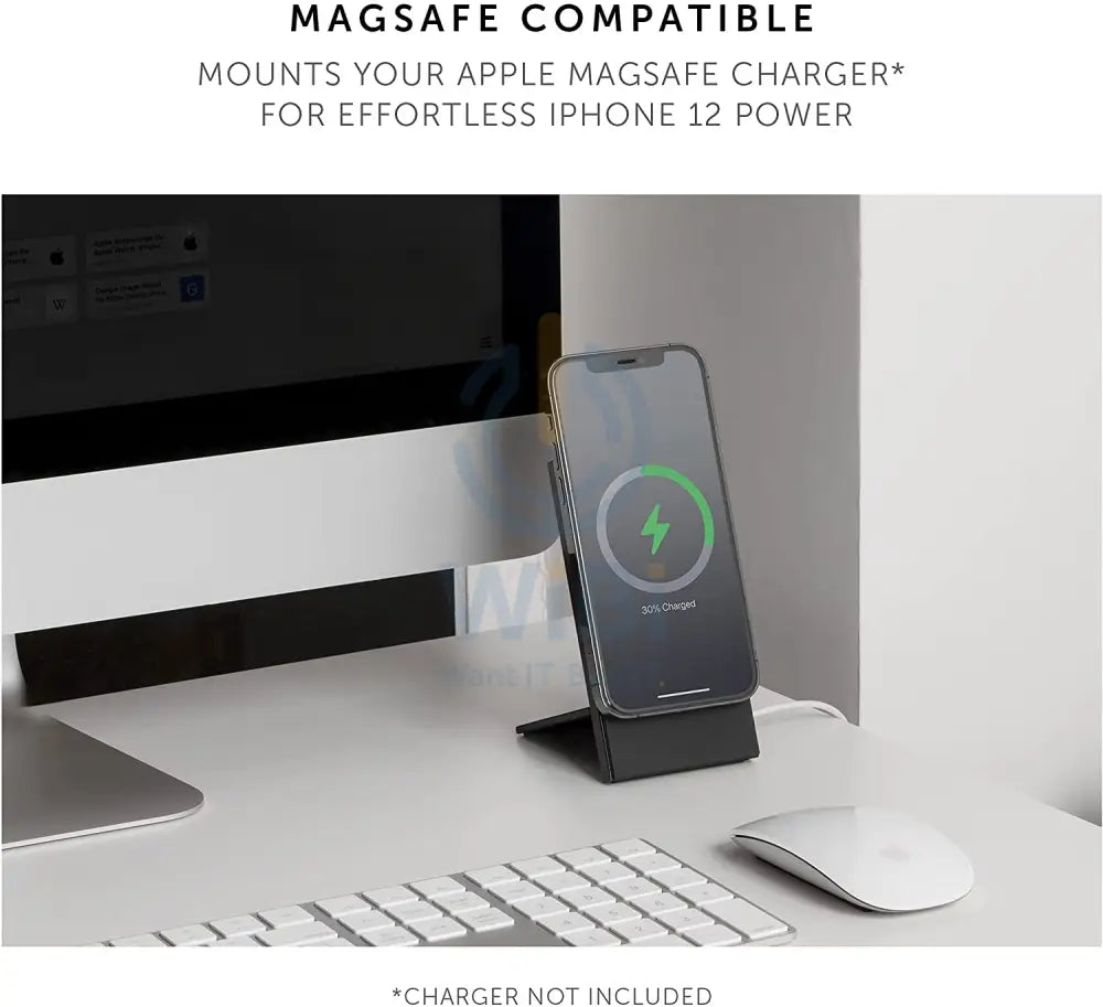 Native Union Rise Dock For MagSafe - Black Accessories > Mobiles & Tablets > Mobiles > Mobile Holder / Stands