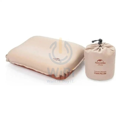 Naturehike 3D Comfortable Silent Foam Pillow - Apricot Outdoor & Travel > Pillows