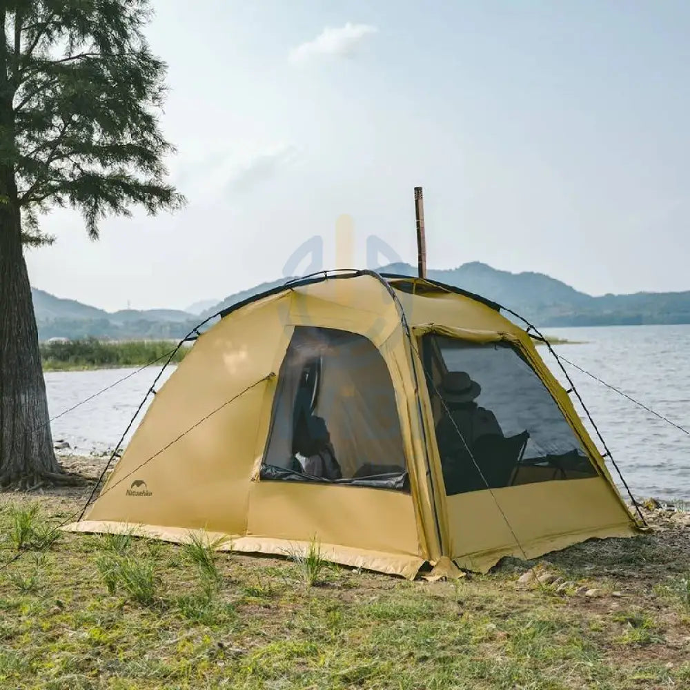 Naturehike Dune 7.6 One Bedroom & One Room Tent - Earthy Yellow Outdoor & Travel > Tents