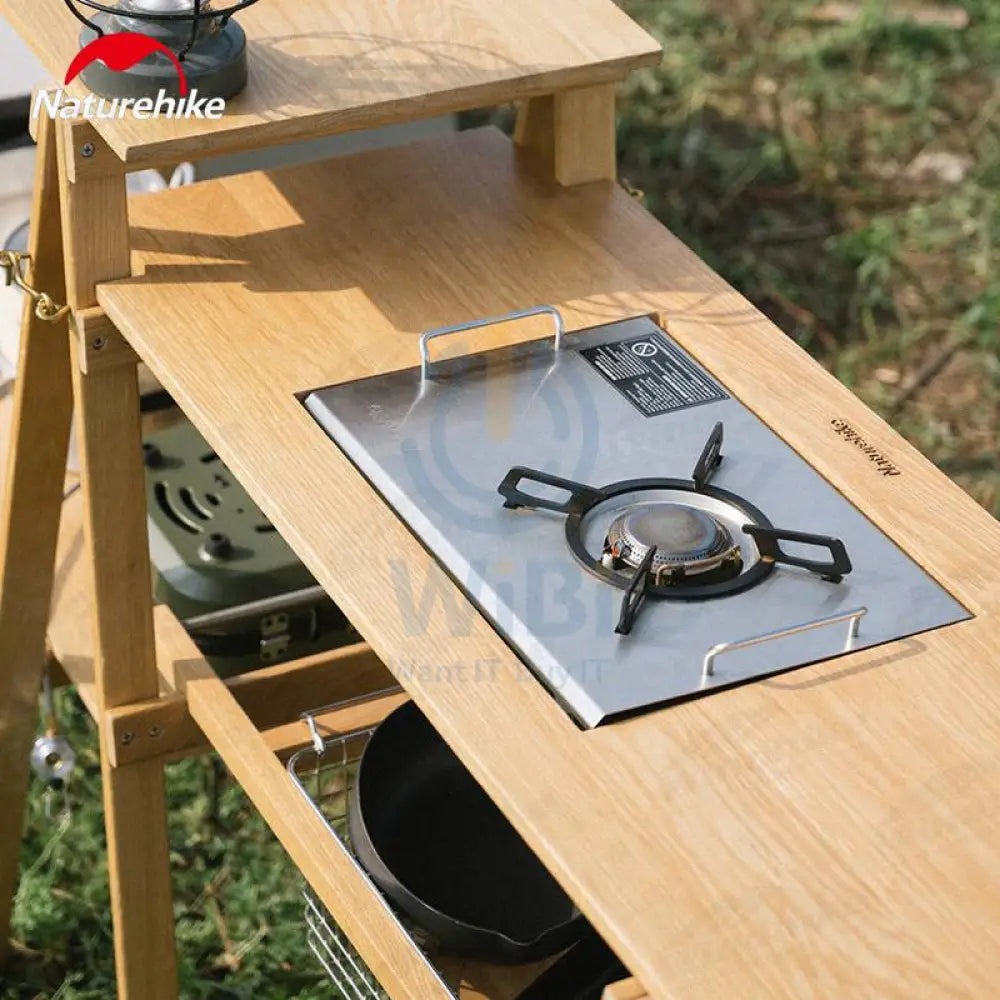 Naturehike Outdoor Camping Kitchen Cooking Table - Wood Outdoor & Travel > Tables