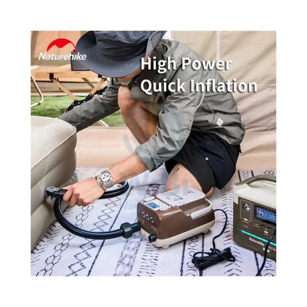 Naturehike Outdoor Inflatable Pump - Brown Outdoor & Travel