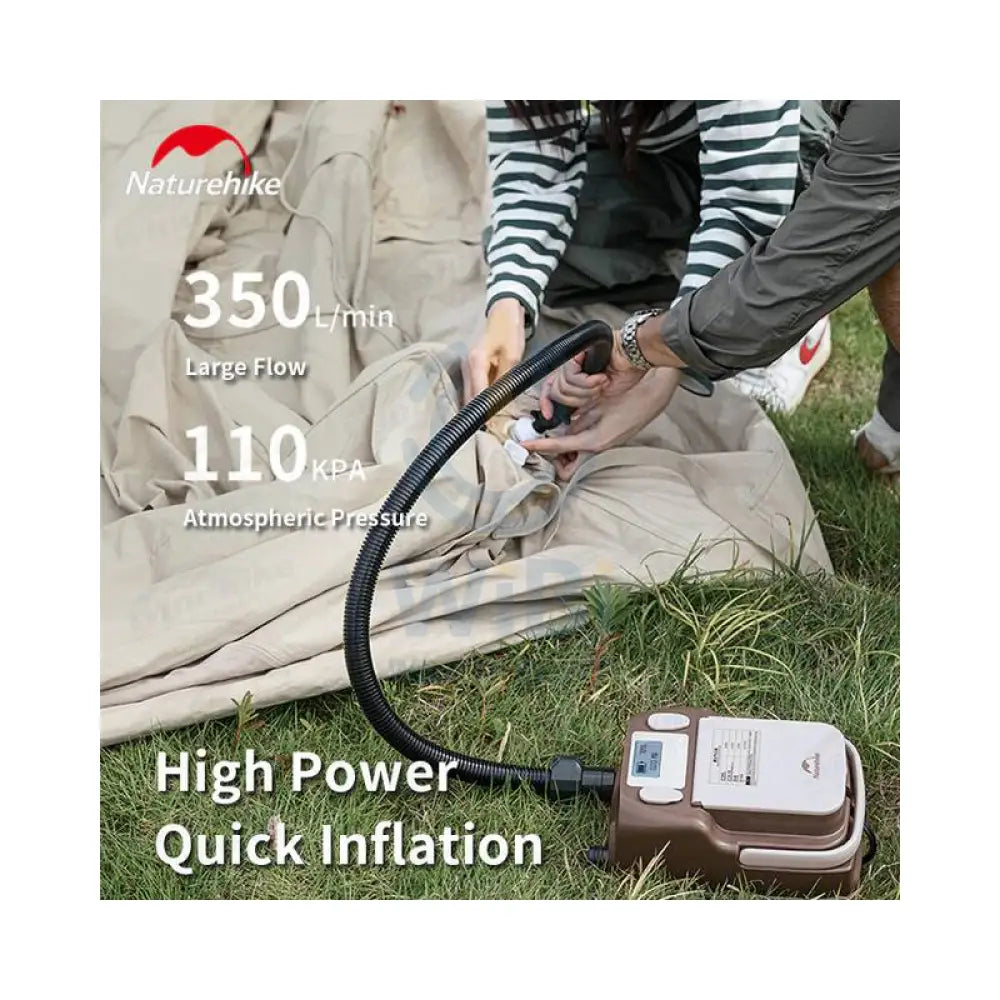 Naturehike Outdoor Inflatable Pump - Brown Outdoor & Travel
