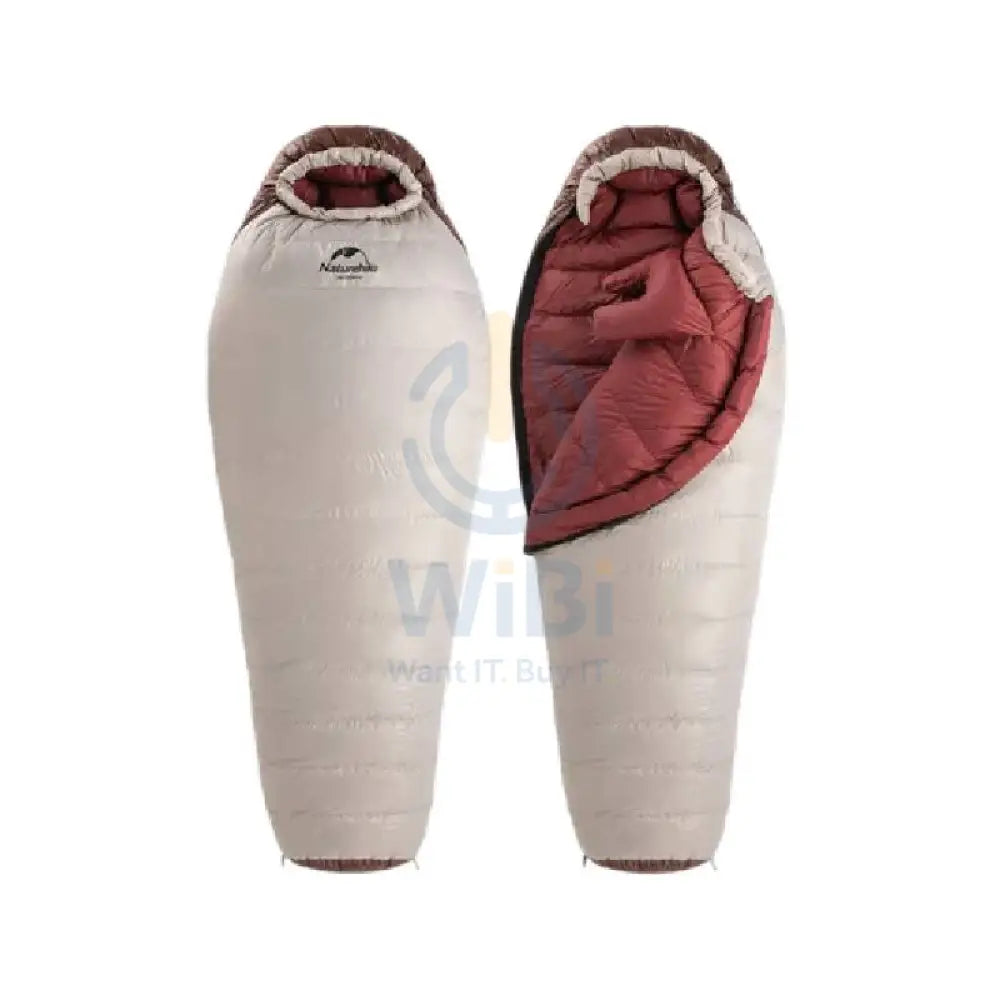 Naturehike (Snowbird) Mummy Duck Down Sleeping Bag - Medium / Smoke Brown Outdoor & Travel > Bags