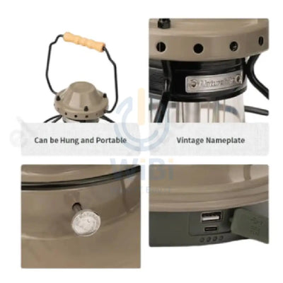 Naturehike (Star Trail) Retro Atmosphere Camp Lights - Large / Gray Outdoor & Travel