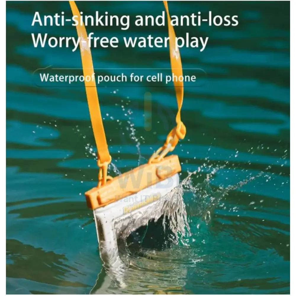 Naturehike Waterproof Floating Phone Bag - Yellow Outdoor & Travel > Bags