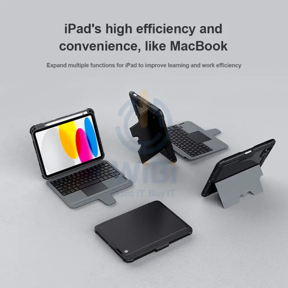 Nillkin Bumper Combo Keyboard Case - Apple iPad / 10.9inch / 2022 Accessories > Mobiles & Tablets > Offer Zone