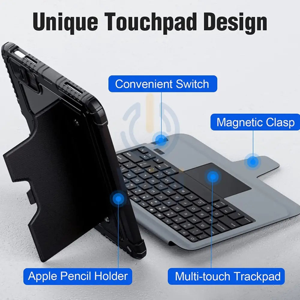 Nillkin Bumper Combo Keyboard Case - Apple iPad / 10.9inch / 2022 Accessories > Mobiles & Tablets > Offer Zone