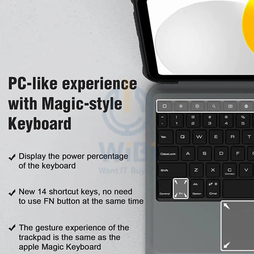 Nillkin Bumper Combo Keyboard Case - Apple iPad / 10.9inch / 2022 Accessories > Mobiles & Tablets > Offer Zone