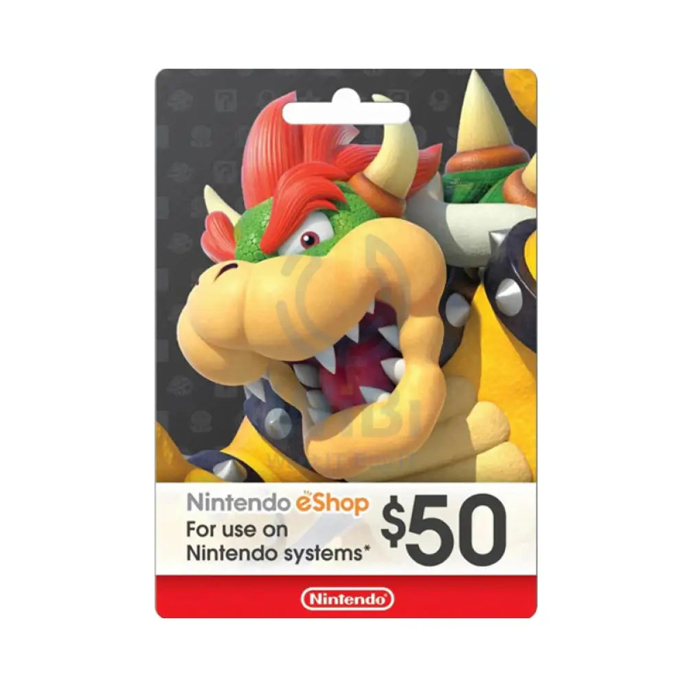 Nintendo eShop Card $50 (US) Digital Card Digital Cards