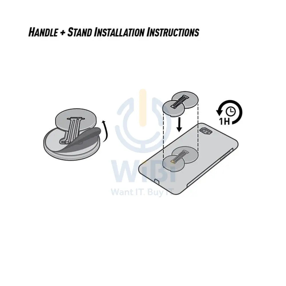 NiteIze FlipOut® Handle + Stand - Bronze Accessories > Mobiles & Tablets > Mobiles > Mobile Holder / Stands