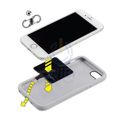 NiteIze Hitch® Phone Anchor + Stretch Strap - charcoal Accessories > Other Accessories